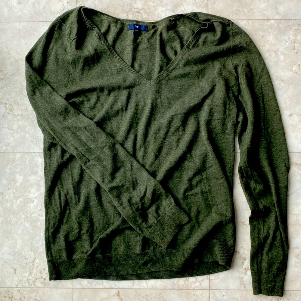 Gap Women’s Green Sweater - Large